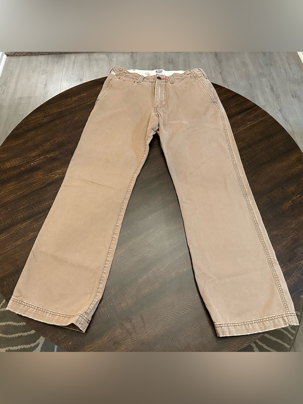 Vintage Mens Flared Levi’s Tab Twills Low Bootcut Pants Size 32x32